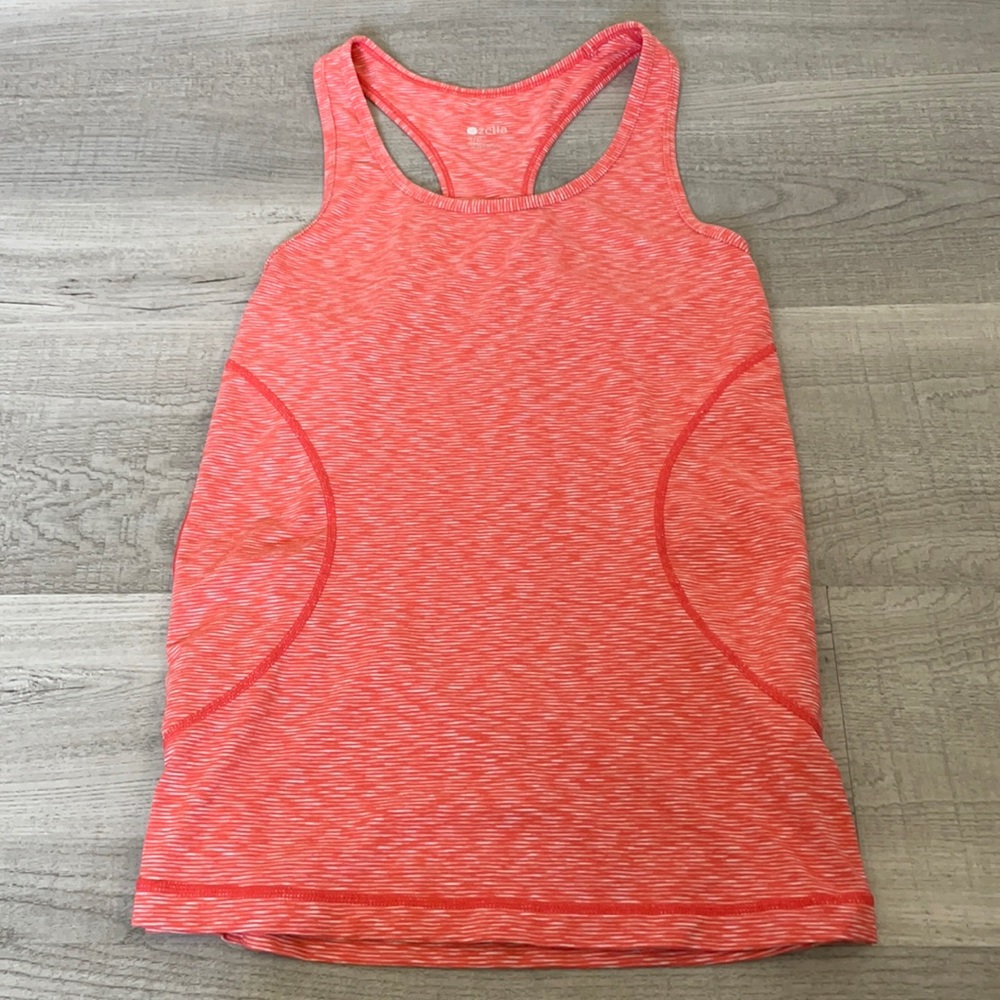 ZELLA STRIPED WORKOUT TANK TOP
